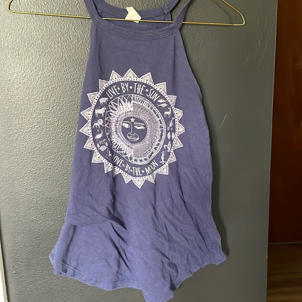 Live by the sun love my the moon tank